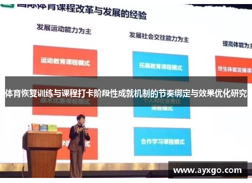 体育恢复训练与课程打卡阶段性成就机制的节奏绑定与效果优化研究